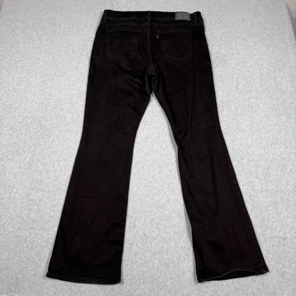 Levis 315 Shaping Bootcut Jeans Womens 32x30 Black Stretch Denim Mid Rise Rodeo